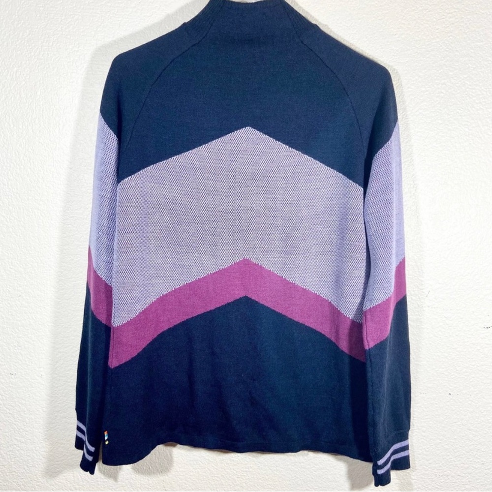 Sold Smartwool Dacono Ski Sweater Quarter Zip Turtle Neck Wool